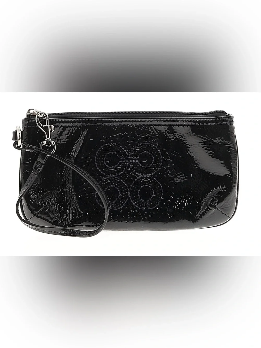 Coach Black Patent Leather Wristlet Clutch - Picture 1 of 3